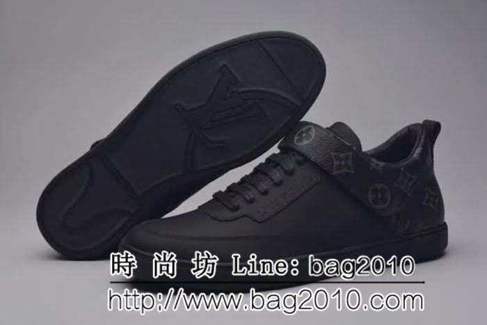 路易威登LV 高端狠貨 原版絲綢皮時尚休閒運動低幫男鞋 8FX2051